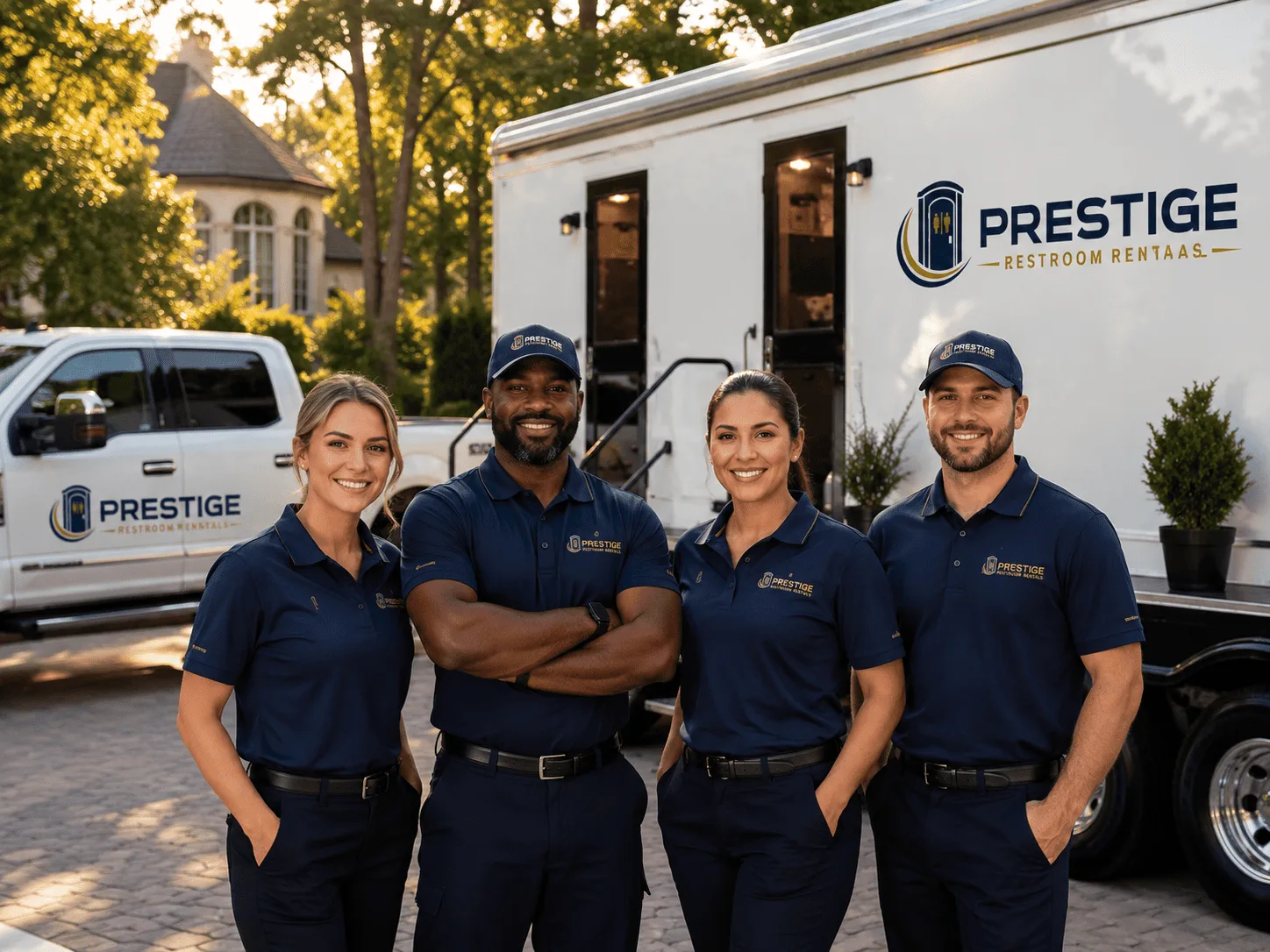 Trusted Luxury Portable Restrooms company in Mcfaddin, TX